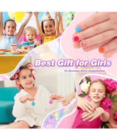 Kids Non-Toxic Nail Polish Set | Water-Based Peel Off Quick Dry Nail Art Kit for Girls 3+ | 6 Color Birthday Gift - Buy Online on GoSupps.com