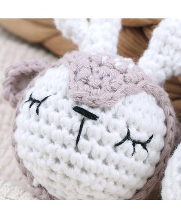 Handmade Crochet Baby Pacifier Chain - Infant Accessories & Gift for Newborn Girls | Safe Bite Ring Toy Ornaments - Buy Online on GoSupps.com