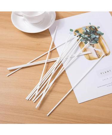 Buy 50 White Rattan Diffuser Sticks - 20cm for Home Office & Spa - Aromatherapy Fiber Reed Sticks for Essential Oils - Buy Online on GoSupps.com