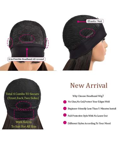 180 Density Headband Wig for Black Women - Dark Brown Glueless Pixie Cut Curly Bob - 6 Inch Human Hair #4 - Buy Online on GoSupps.com