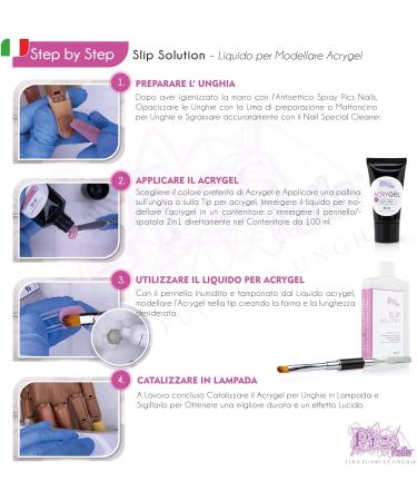 Acrygel Slip Solution 100ml - Softens & Facilitates Hybrid Gel Nail Modeling - 3.5 fl.oz - Buy Online on GoSupps.com