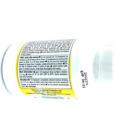 Germa Sodium Bicarbonate USP Powder 8 oz - Antacid Oral Relief - Buy Online on GoSupps.com