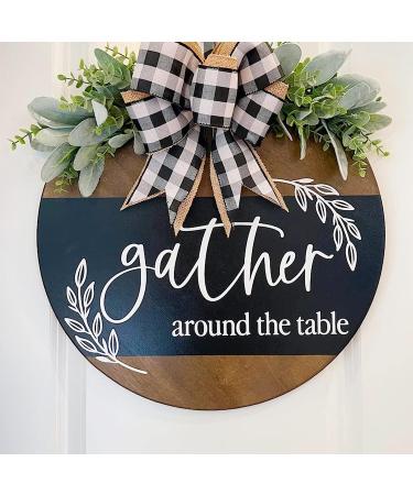 Round Welcome Stencils for Painting On Wood - Large Reusable Letters for Farmhouse Signs, Wall Art, and Door Mats - Buy Online on GoSupps.com