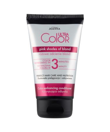Joanna - Pink Color Protection Conditioner for Natural and Colored Hair - 100 ml Pink Blonde Shades 100 ml (Pack of 1)