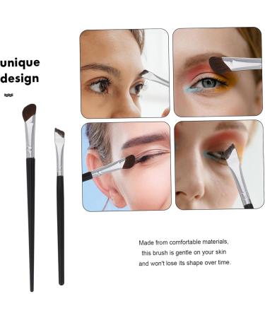 BIUDECO 4 Pcs Angled Eyeliner Brush Under Eye Concealer Brush Nose Contour Brush Eye Liner Brush Brow Nylon - Buy Online on GoSupps.com