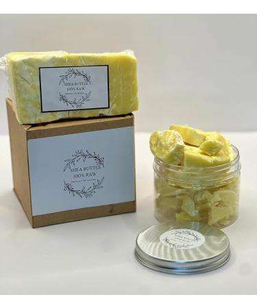 100% Pure Raw African Shea Butter - Unrefined Moisturizer for Hair Skin & DIY Projects - 16oz Block - Buy Online on GoSupps.com