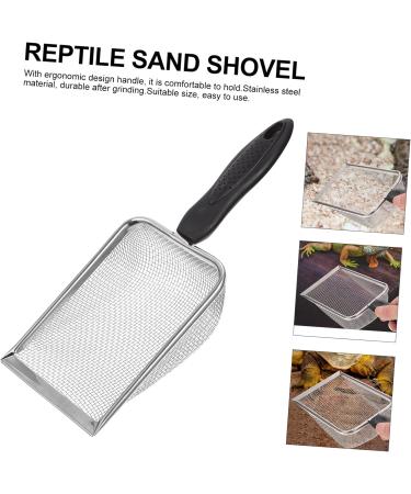BESPORTBLE 2 Pcs Pet Cleaning Tools Shovel Fine Mesh Scoop Mats Scoops Pump Rat Cage Gear Cork Stainless Steel 27X10X5CMx2pcs Blackx2pcs - Buy Online on GoSupps.com