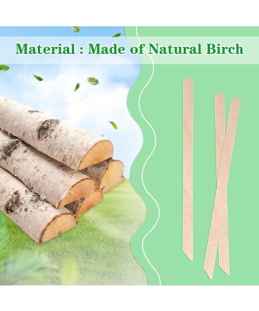 200 Pcs Slanted Handle Eyebrow Waxing Sticks - Wood Wax Applicator for Body, Eyebrow, Lip, Nose Hair Removal - Buy Online on GoSupps.com