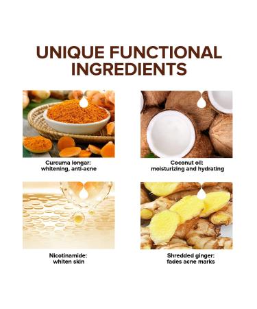 Natural Turmeric Soap Bar for Face & Body | Radiant Skin & Acne Relief - Handmade Moisturizing All Skin Types - Buy Online on GoSupps.com