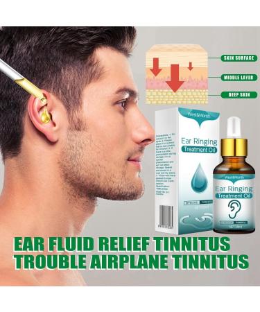 Tinnitus Relief Ear Drops - Natural Ear Oil for Ear Ringing and Itchy Ears - Buy Online on GoSupps.com