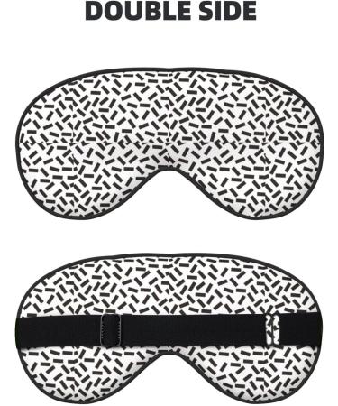 Black Double-Sided Sleep Mask | Adjustable Soft Eye Covers for Perfect Shading & Reduced Eye Edema - International Shipping Available - Buy Online on GoSupps.com