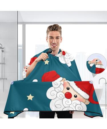 Waterproof Barber Cape - Cartoon Santa & Cheetah Haircut Bib for Men | Unisex Hair Cutting Cape - Buy Online on GoSupps.com