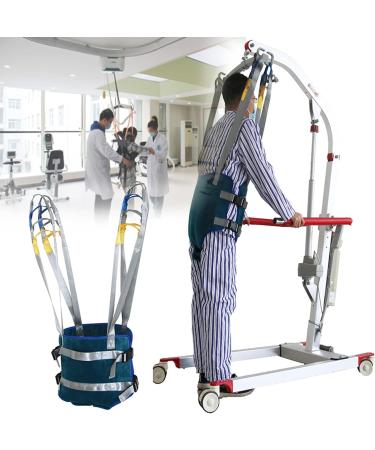 Patient Lift Sling Bathroom Transfer Hammock Toileting Patient Lift Sling Divided Leg Sling Walking Standing Aids for Elderly Aid Rehabilitation Training Equipment Transfer Belt (Size : Medium)