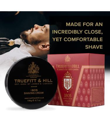 Truefitt Hill 1805 Shaving Cream Bowl - Smooth Glide for Close & Comfortable Shave (6.7 oz) - Buy Online on GoSupps.com