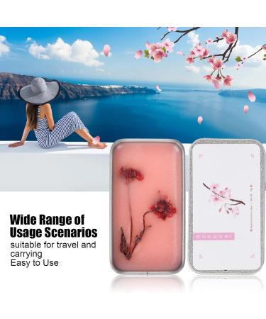 Elegant Solid Perfume Portable Peach Blossom White Tea Scented Solid Balm 12g Safe Travel Friendly for Women on the Go - Buy Online on GoSupps.com