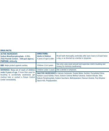 144 Tubes Freshmint Anticavity Fluoride Toothpaste 2.75 oz - Bulk Savings No Boxes - Buy Online on GoSupps.com