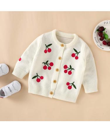 North Edge Baby Hooded Cardigan Sweater - 12-18 Months, White - Buy Online on GoSupps.com