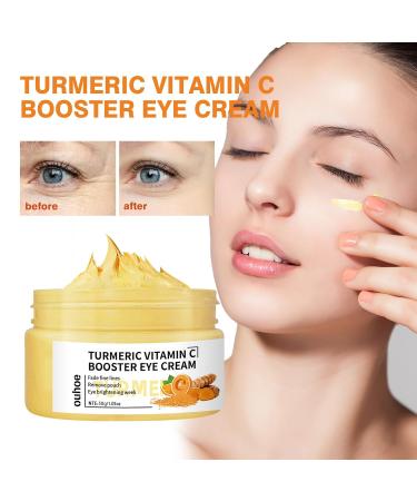 Turmeric + Vitamin C Eye Cream - Dark Circle Remover & Anti-Aging Brightening Treatment for Eyes | 30g - Buy Online on GoSupps.com