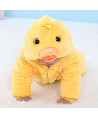 COOKY.D Baby Animal Hooded Winter Romper | Duck Snowsuit Coat for Newborn 6-12 Months - Buy Online on GoSupps.com