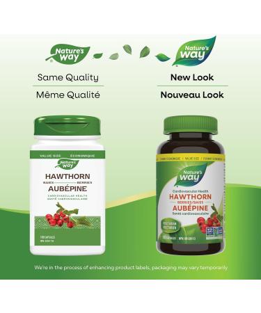 Nature's Way Hawthorn Berries Cardiovascular Health Support Heart Health - Premium Herbal Supplement - 180 Vegetarian Capsules Value Size 180 count (Pack of 1) - Buy Online on GoSupps.com
