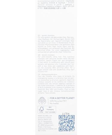 Marlies Moller Keratin Shampoo Shampoo 200ml - Buy Online on GoSupps.com