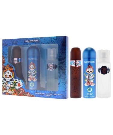 Cuba Cuba Wild Heart Men 3 Pc Gift Set - Buy Online on GoSupps.com