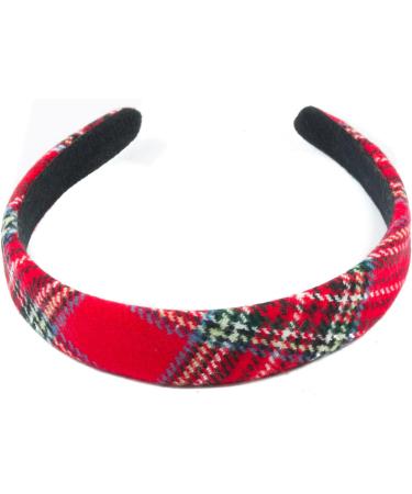 Mytoptrendz Plaid Tartan Headband Alice Hair Band Red Tartan Women Girls Hair Accessories - Buy Online on GoSupps.com