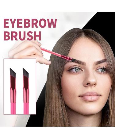 2 Pcs Multi-Function Angled Eyebrow Brushes for Perfect Brow Contouring - Professional and Precise Tools - Buy Online on GoSupps.com