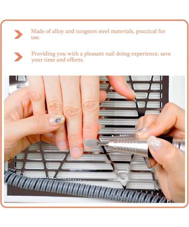 minkissy 1set Grinding Head Set Ceramic Drill Bit Pedicure Tools Sander Tool Manicure Pen Sander Portable Electric Nail Drill Nail Polishing Bits Manicure File Bit Nail Drill Bit To Rotate - Buy Online on GoSupps.com