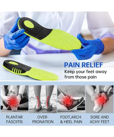 NICE CARE Arch Support Insoles for Women, Pink, Size 5-7 | Orthotic Inserts for Plantar Fasciitis & Flat Feet - Buy Online on GoSupps.com