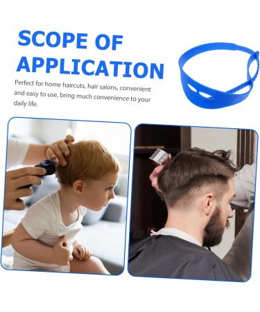 VINTORKY DIY Adjustable Silicon Silicone Molds Head Band Haircut Guide Hair Cutting Guide Tools Adjustable Hair Cutting Guide Practical Shaping Band Neckline Child Headband 68x4.4cm Blue - Buy Online on GoSupps.com
