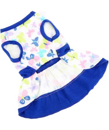 Shop Paidful Dress for Small Dogs & Cats - Soft Cotton Clothing with Bow for Puppies Yorkies & Chihuahuas | Perfect Birthday & Spring/Summer Petwear - Buy Online on GoSupps.com