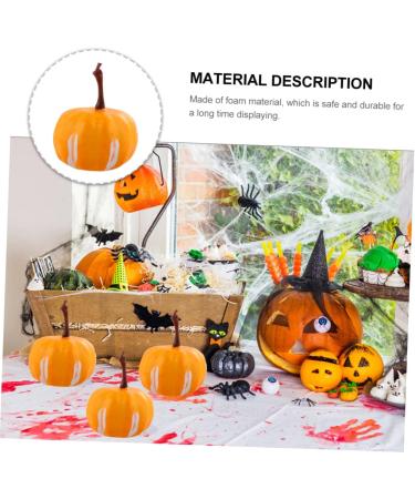 Didiseaon 60 Pcs Simulated Mini Pumpkin Fake Pumpkin Halloween Pumpkin Decoration Simulation Small Pumpkin Simulation Pumpkin Little Pumpkin Foam Manual Yellowx3pcs 2.2X3.4CMx3pcs - Buy Online on GoSupps.com