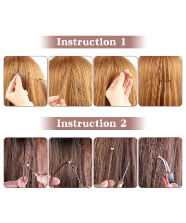 200Pcs 4mm Silicone Lined Micro Ring Beads for Hair Extensions - Brown | 5 Color Options Available - Buy Online on GoSupps.com