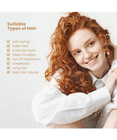 Segbewy XL Bonnet Hood for Hair Dryers - Perfect Attachment for Curls & Long Hair | Premium Hair Drying Cap - Buy Online on GoSupps.com