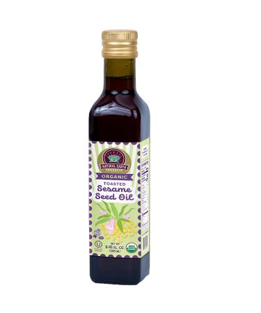 Organic Toasted Sesame Oil, Kosher Wholesome and Tasty, Organic, 8.45 Fl Ounces (250 ml) (Single) 8.45 Fl Oz (Pack of 1)