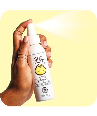 Sun Bum Sun Bum Curls & Waves Detangler Vegan and Cruelty Free Moisturizing Hair Treatment for Wavy and Curly Hair 2 Pack 8 Fl Oz (Pack of 1) - Buy Online on GoSupps.com