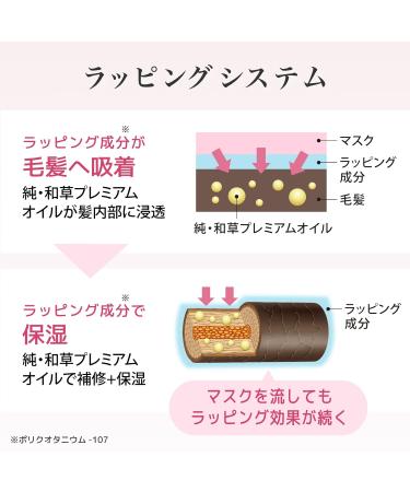 ICHIKAMI Premium Wrapping Mask Treatment Sakura 200g | Hydrating Hair Care - International Shipping Available - Buy Online on GoSupps.com