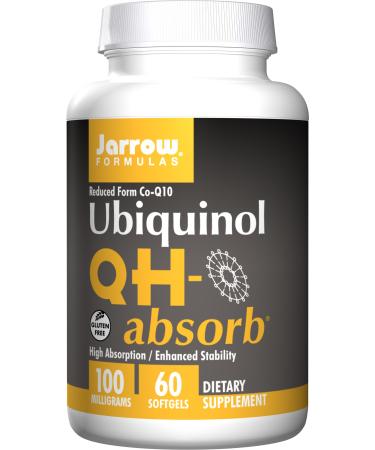 Jarrow Formulas Ubiquinol Qh Absorb Co Q10 100mg 60 Softgels