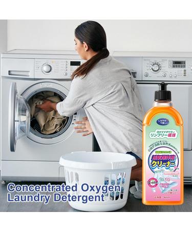 Laundry Detergent Clothes Stain Remover Oxygen Laundry Detergent - 425ml Effective Stain Remover Laundry Detergent for Stubborn Oil Sweat Stains Klufo - Buy Online on GoSupps.com
