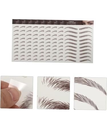 DOITOOL 9 sheets Temporary Transfers Eyebrows Eyebrow Tattoos Transfer False Sticker Artificial Shaping - Buy Online on GoSupps.com