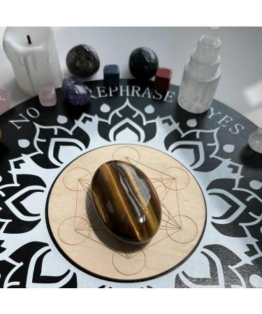 Xiannvxi 2.4 Tiger Eye Worry Stones - Natural Polished Oval Crystals for Palm Massage & Reiki Energy Buy Online Worldwide - Buy Online on GoSupps.com