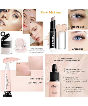 All-In-One Makeup Kit 35 Pcs Complete Makeup Gift Set Full Kit Combination with Eyeshadow Blush Lipstick Concealer etc Essential Starter Bundle for Women Pro Multi-purpose Beauty Cosmetic Set#4 35PCS - Buy Online on GoSupps.com