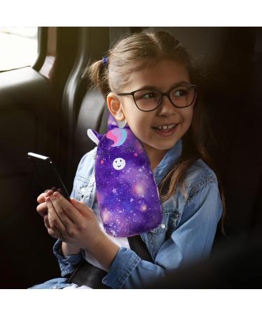 Beinou Unicorn Seatbelt Strap Cover Kids Car Seat Belt Pillow | Shoulder Support Cushion for Girls Boys | Travel Harness Pads - Dark Purple - Buy Online on GoSupps.com