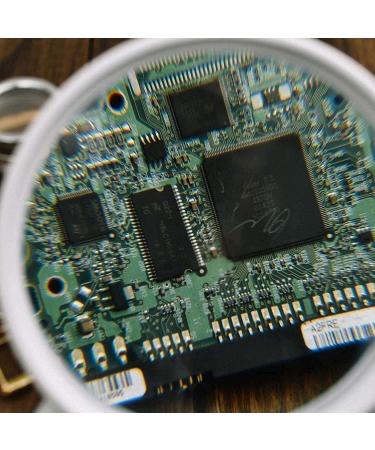 Magnifying Glass Large Diameter Handheld Magnifying Glass with 3 LED Lights 1 Purple Light- 150mm Diameter-6x Distortion-Free Lens for Seniors Magnifier - Buy Online on GoSupps.com