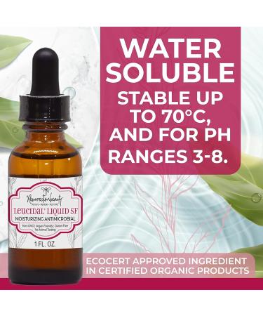 Leucidal Liquid SF - Natural Moisturizing Ingredient for DIY Vitamin C & Hyaluronic Acid Serum - 1 oz Bottle | RESURRECTIONbeauty - Buy Online on GoSupps.com