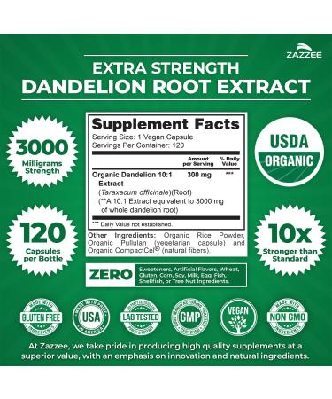 Zazzee Urinary Tract Cleanse & Support Bundle | USDA Organic Dandelion Root Extract Plus Super Concentrated Proanthocyanidin Cranberry Extract Capsules for Women | Non-GMO Vegan & ISO Lab Tested - Buy Online on GoSupps.com