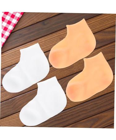 minkissy 4 Pairs Exfoliating Moisturizing Socks Girls Socks Girl Socks Sock for Women Lotion Moisturizing Socks Calcetines para Mujer Dry Cracked Feet Socks Girls Moisturizing Sock Women's - Buy Online on GoSupps.com