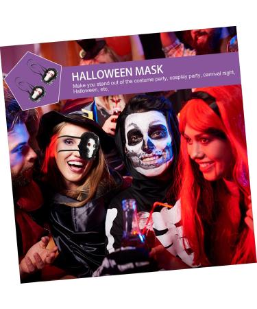 Buy Holibanna 4 Pairs Black Pirate Eye Patches | Skull Design Halloween Eye Care Blindfolds - International Shipping Available - Buy Online on GoSupps.com