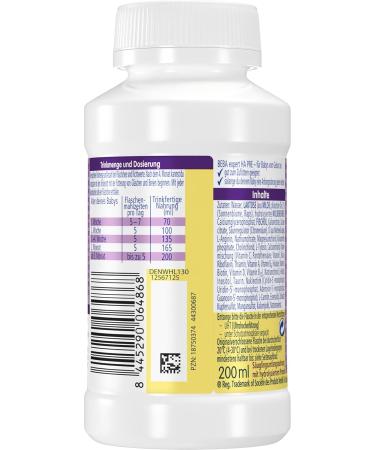 BEBA Nestl HA PRE Hydrolysed Infant Formula - Non-Allergenic Baby Formula 8 Pack (200ml Each) - Suitable from Birth - Buy Online on GoSupps.com